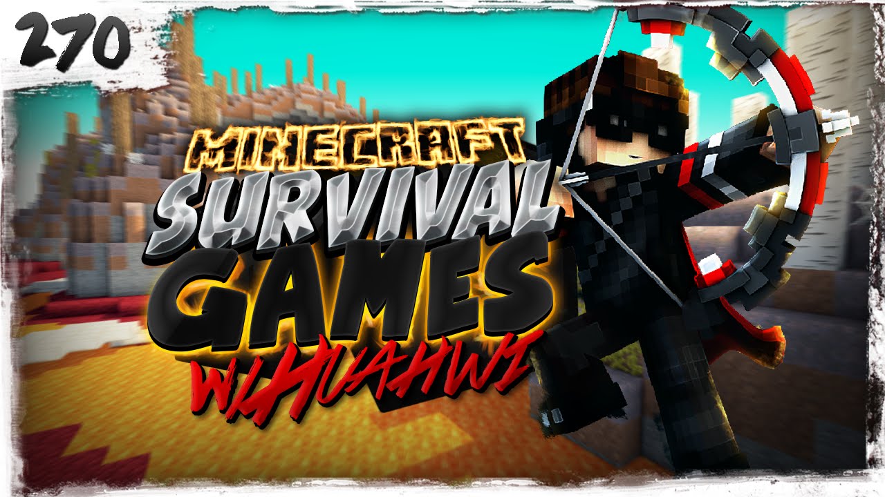 Minecraft Survival Games w/ Huahwi #270: BATTLE IN THE COBWEBS!