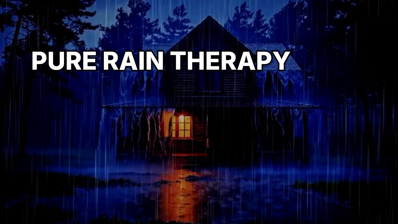 “Let Go of Stress with This Calm Rain in a Forest Cabin”