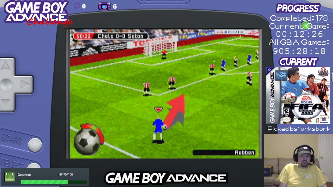 FIFA Soccer 2005 (GBA Challenge #181) (Let's Play)