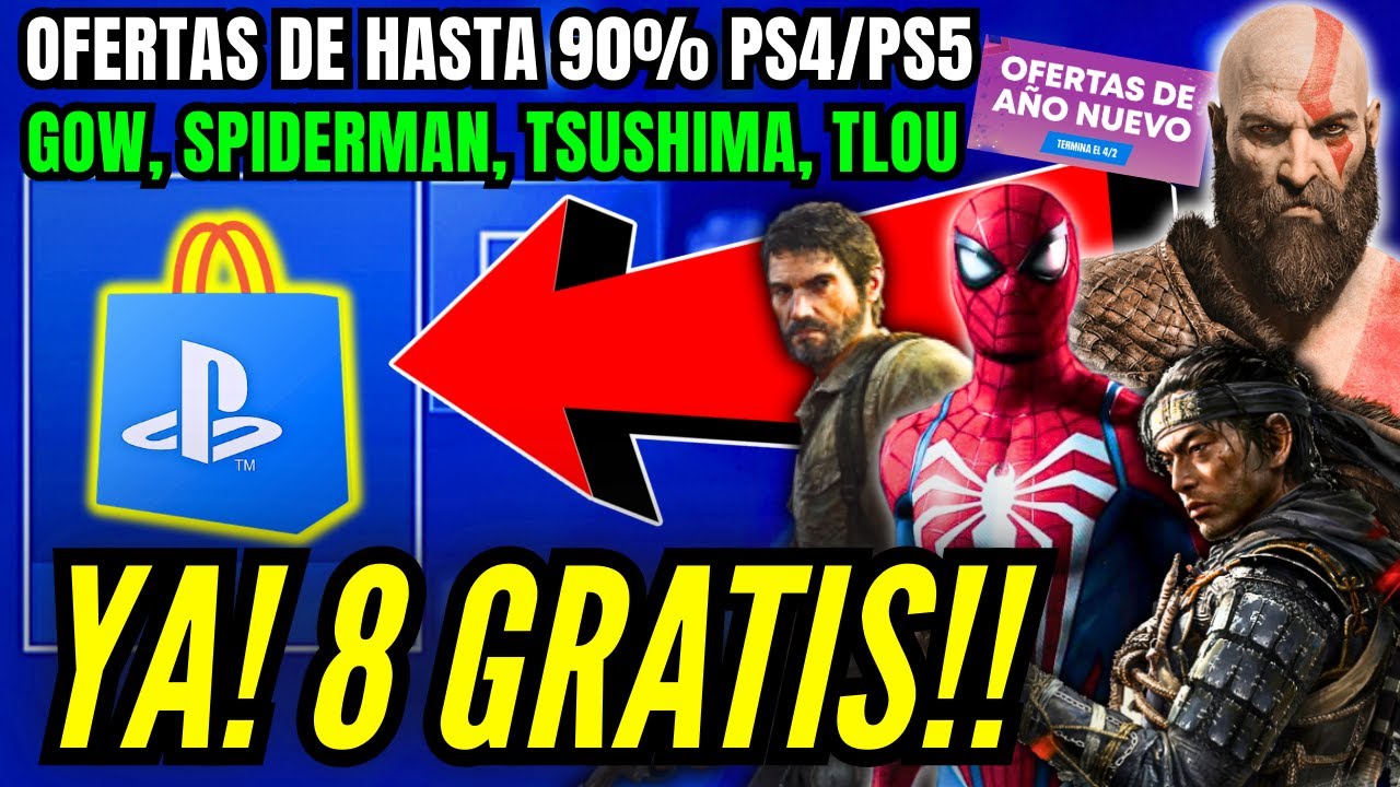 🔥YA!! 8 Juegos ¡¡GRATIS!! 🔥 MEGAOFERTAS 90% en PLAYSTATION🔥