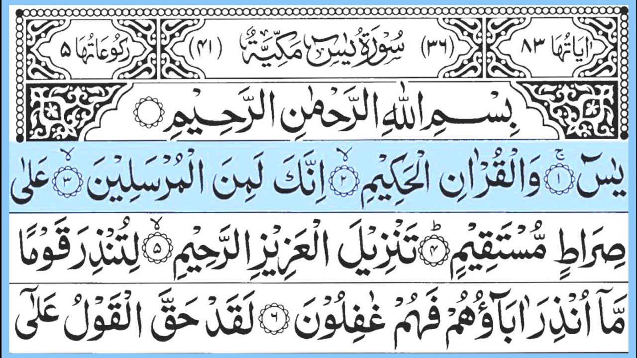 Peaceful Surah Yaseen | Relaxing & Heart Touching Recitation | Ultimate RELAXING Quran to Ease....