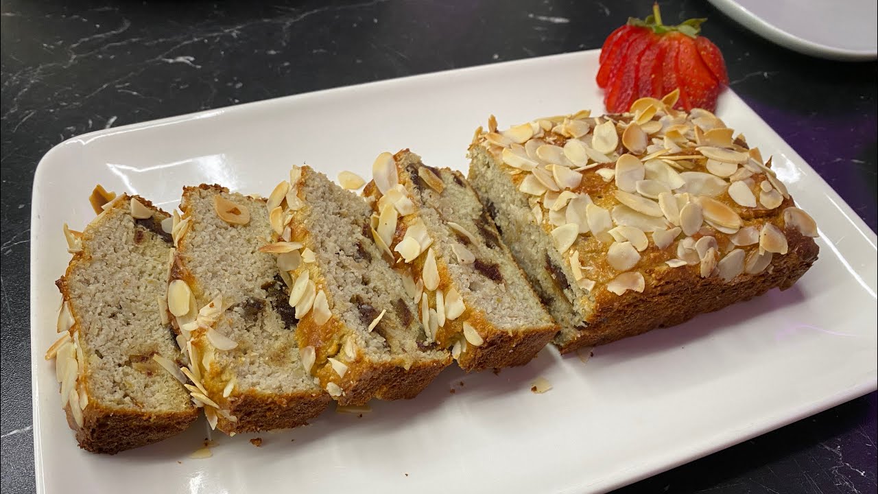 كيك بدون سكر بدون غلوتين بمقادير بسيطة بطريقة سهلة وسريعة للفطور الصحي طوب ولذيذ 😋😋😋