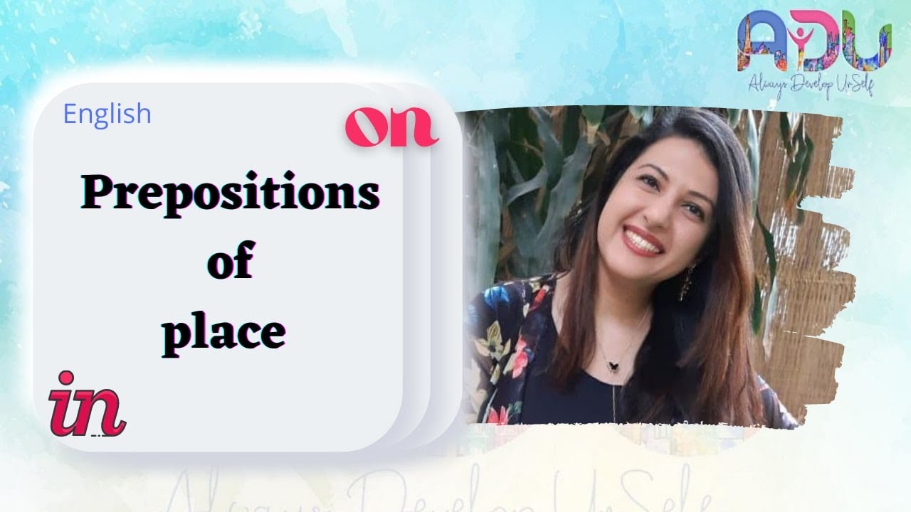 Prepositions of place
