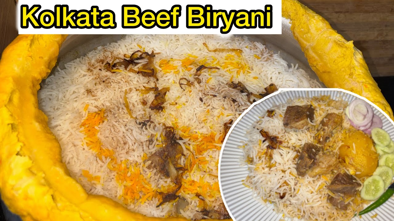 Kolkata Beef Biryani Recipe | Authentic Calcutta Style Beef Biryani | Bawarchi Taste