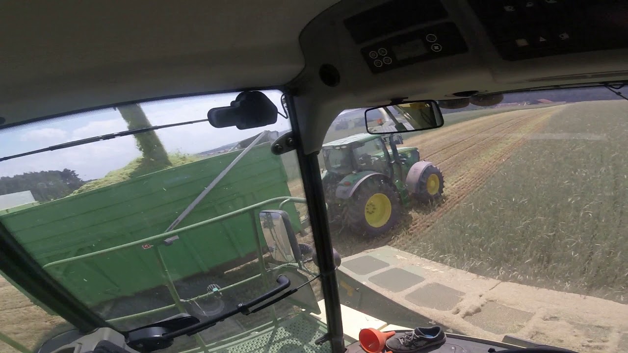 Cabview krone Big X 700 beim GPS häckseln hähe Roding