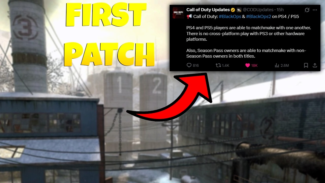 First Patch FOR THE Black Ops 1 and Black Ops 2 Ports