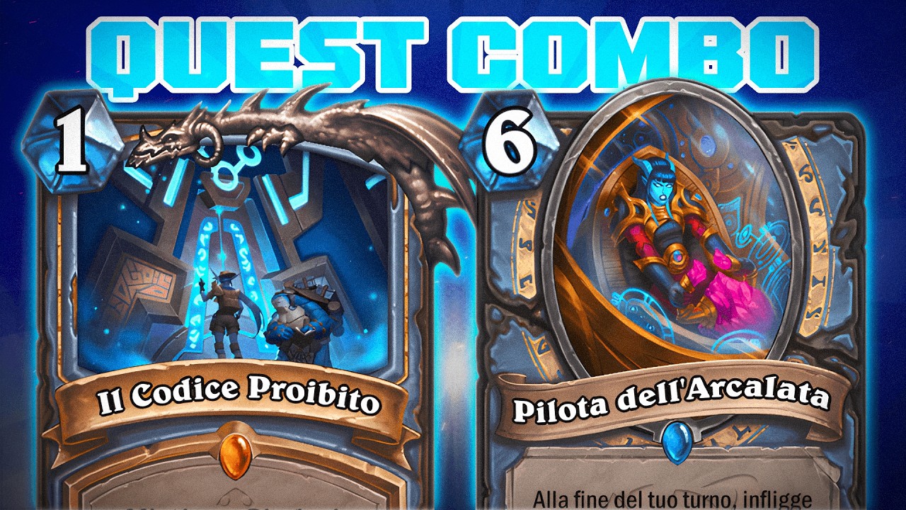 QUEST COMBO MAGE &Egrave; ASSURDO 🤩 [TUTORIAL] | Hearthstone ITA