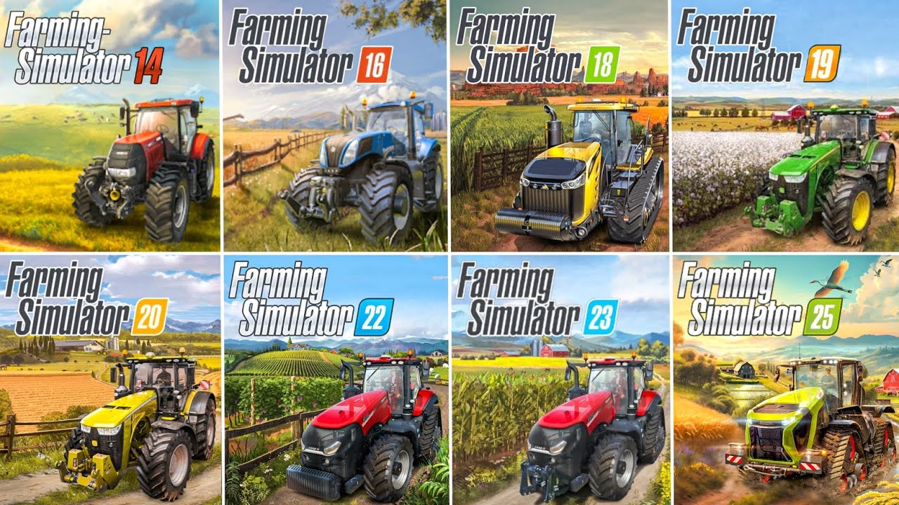 Fs14 vs Fs16 vs Fs18 vs Fs19 vs Fs20 vs Fs22 vs Fs23 vs Fs25 | Update Graphics Compare | Timelapse 