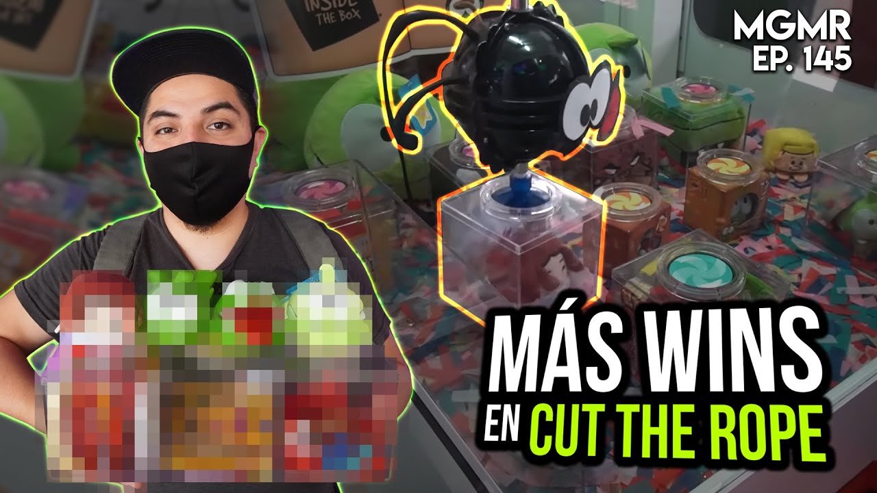 Múltiples Premios en la máquina de Cut The Rope - MiniGames en el Mundo Real Ep. 145