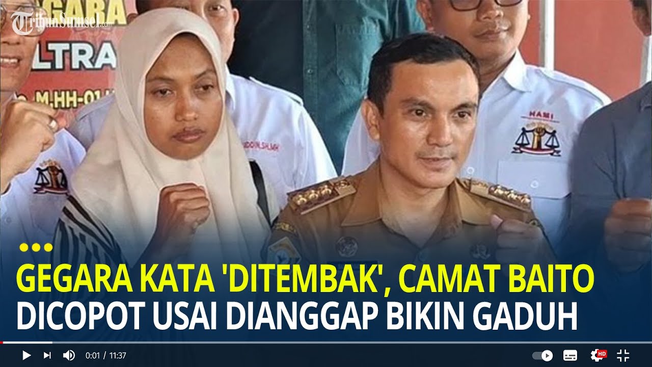 Gegara Kata 'Ditembak', Camat Baito Konawe Selatan Dicopot Usai Dianggap Bikin Gaduh