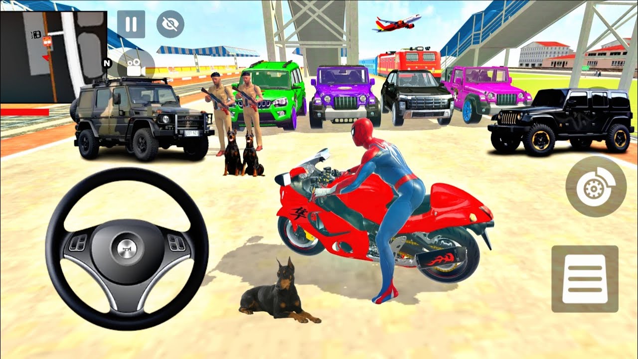 😍Franklin Buying 🚨New SpiderMan Bike in indain Theft Auto Simulator.🤑