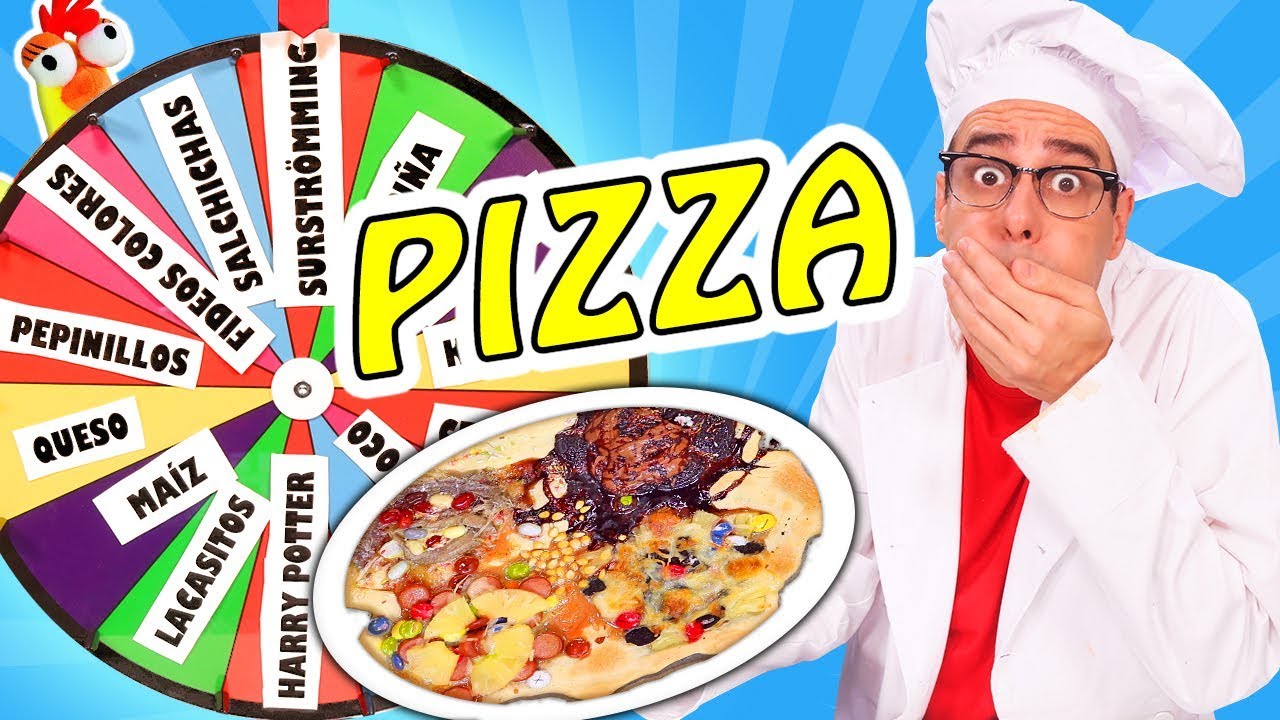 RETO RULETA MISTERIOSA DE PIZZA | El Gallinero de Mike