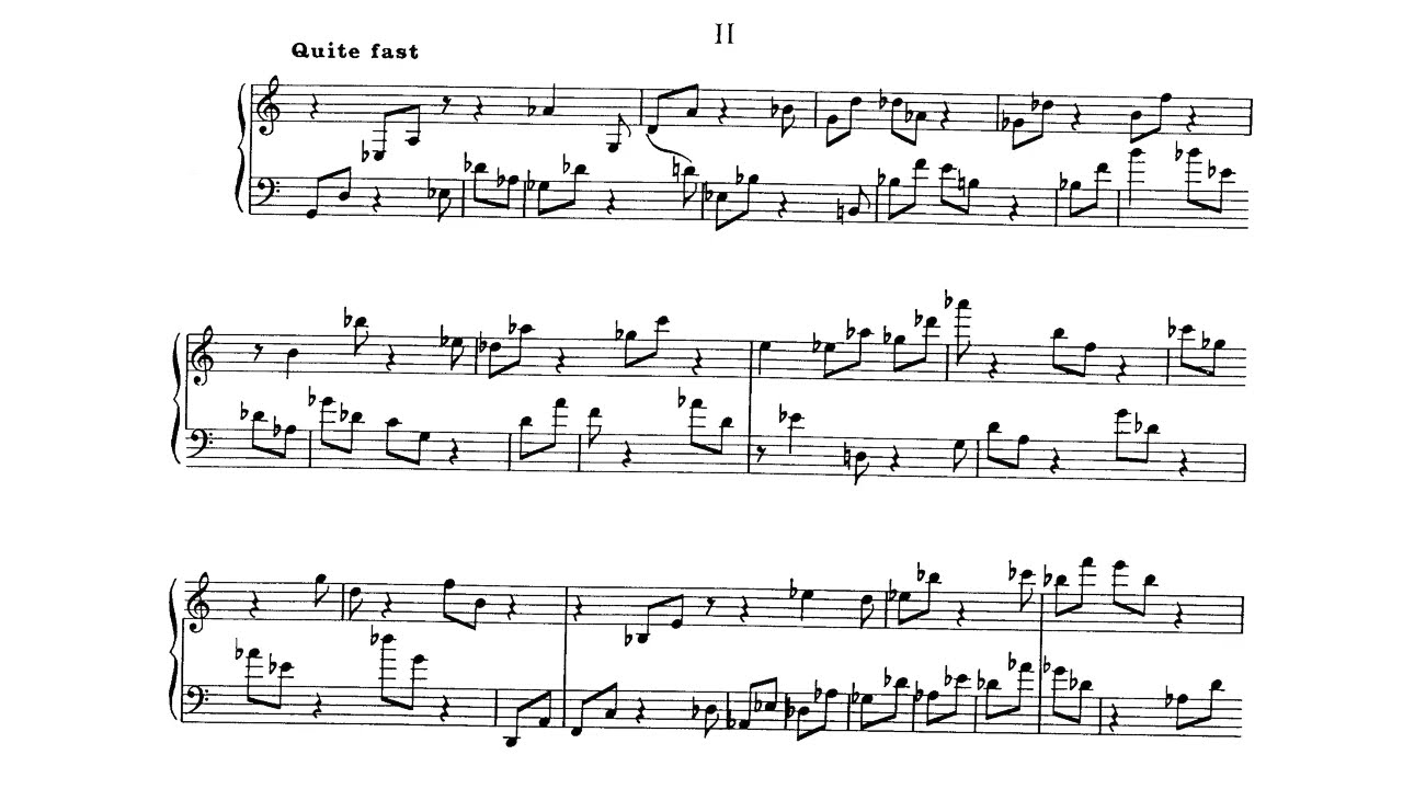 John Cage - Two Pieces for Piano (c. 1935; rev. 1974) [Score-Video]