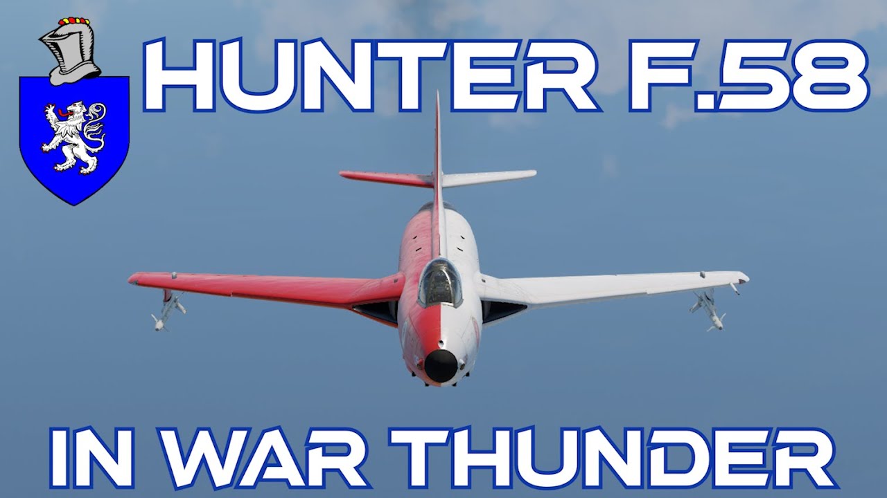 Hunter F.58 в War Thunder: краткий обзор
