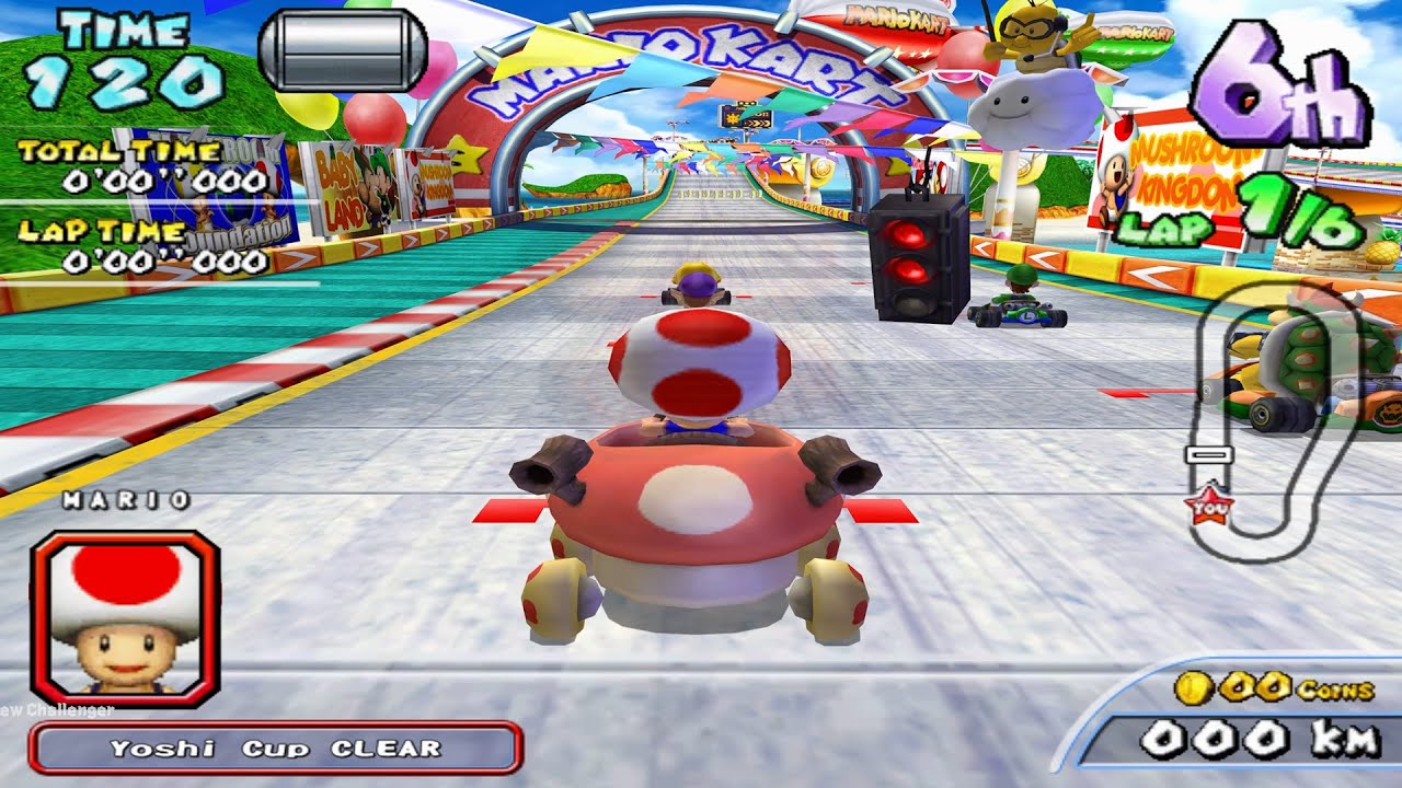 Mario Kart Arcade GP 2 Mario Cup RACE (100cc Nomal Difficulty ) Battle Races | UHD
