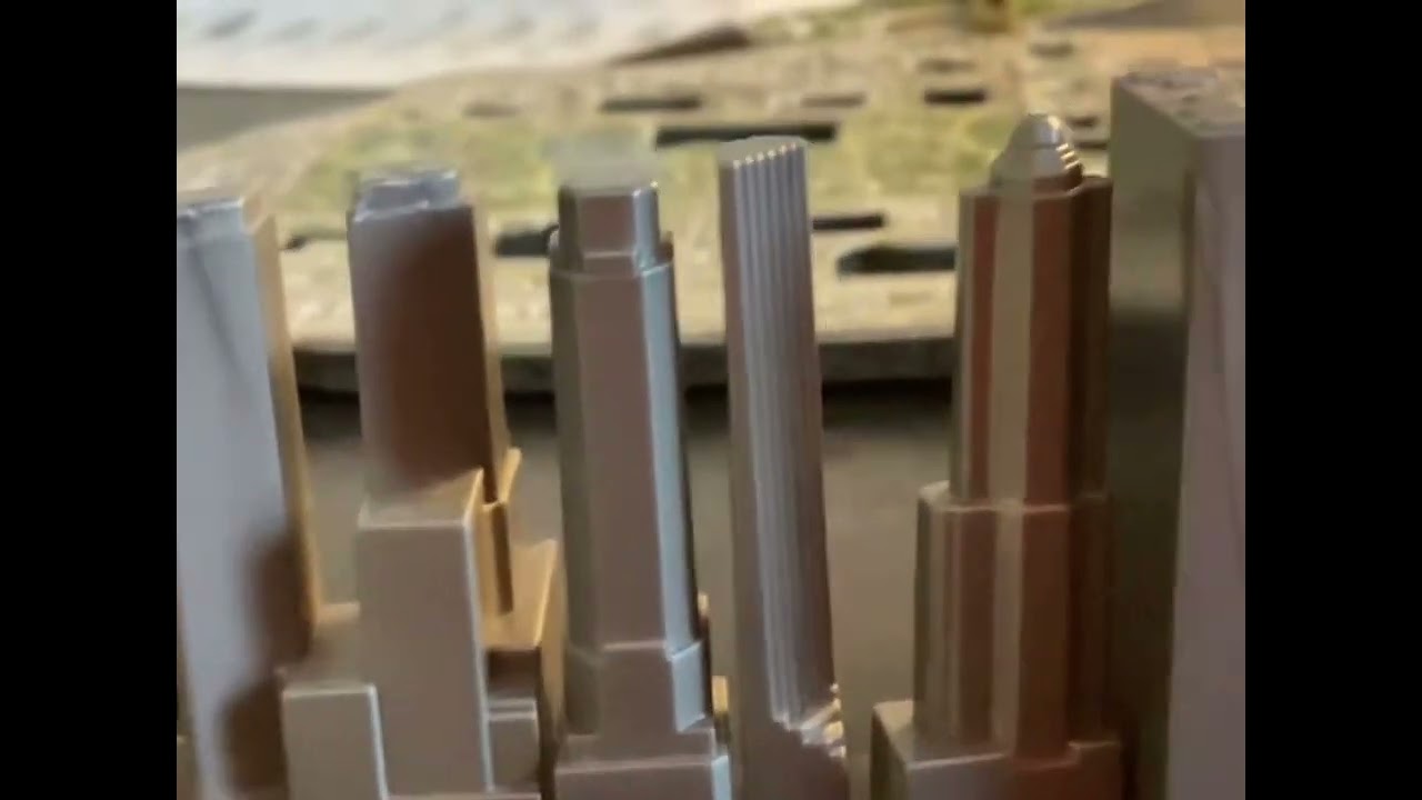 Size Comparison of all buildings in 4D New York City puzzle