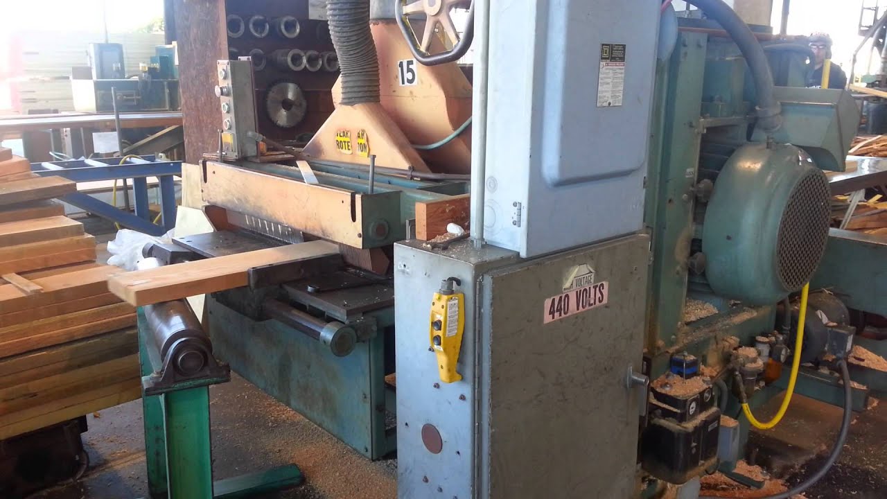 Used Mereen Johnson 424 C Gang Rip Saw
