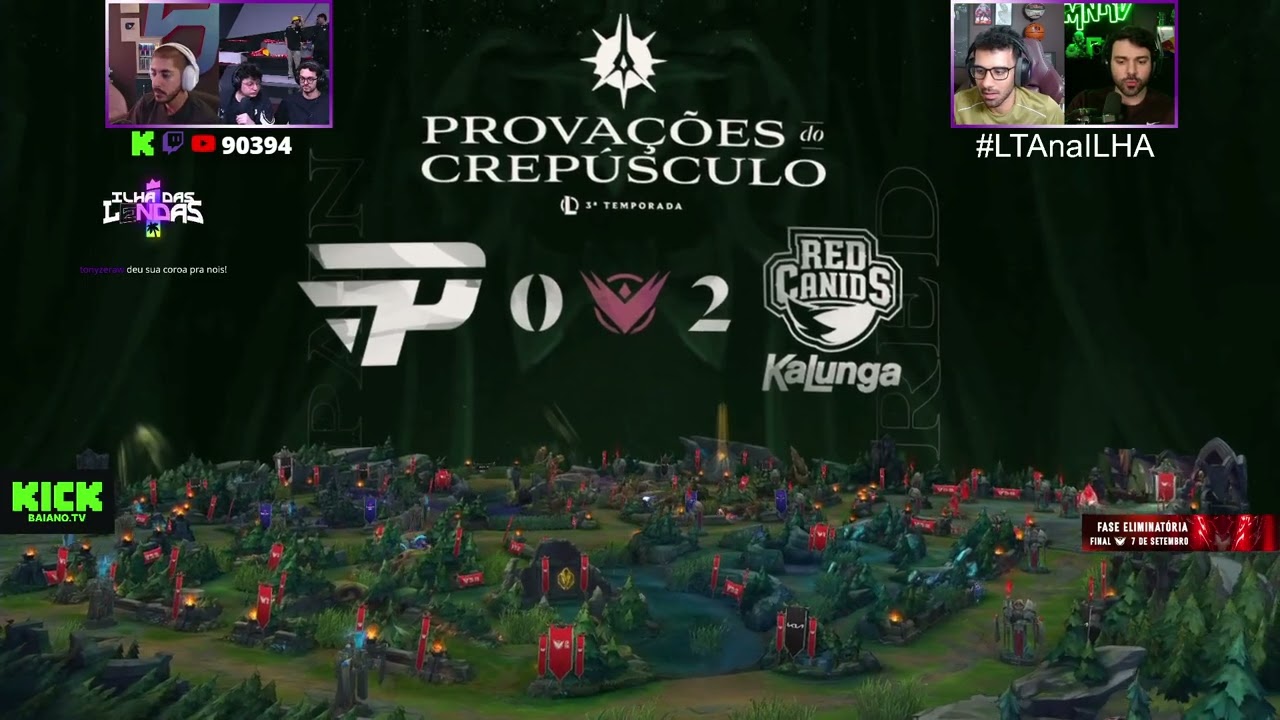 RED CANIDS x PAIN GAMING | Jogo 3 - MD5 | Playoffs | LTA SUL Split 3 - 2025 | Ilha das Lendas
