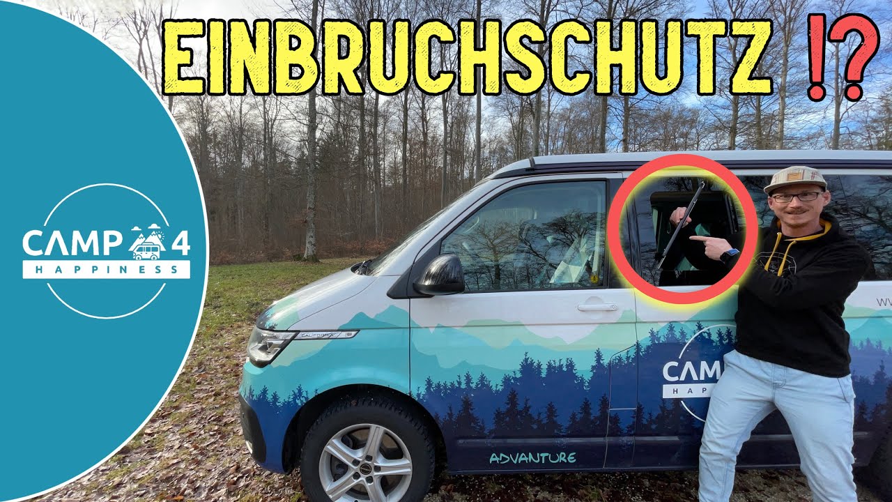 Einbruchschutz VW California: VW Bus Fenstersicherung - T5 / T6 / T6.1