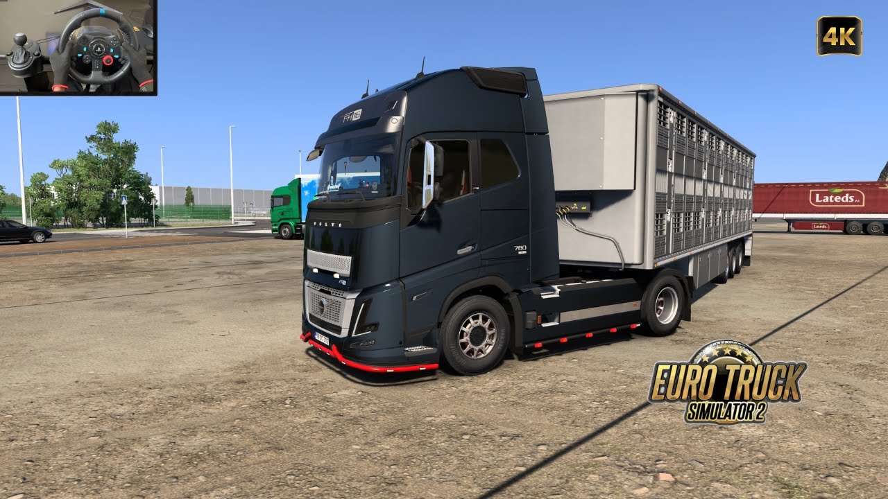 ETS2 Livestock Transport 🐄 | Realistic Truck Driving | G29 Steering Wheel