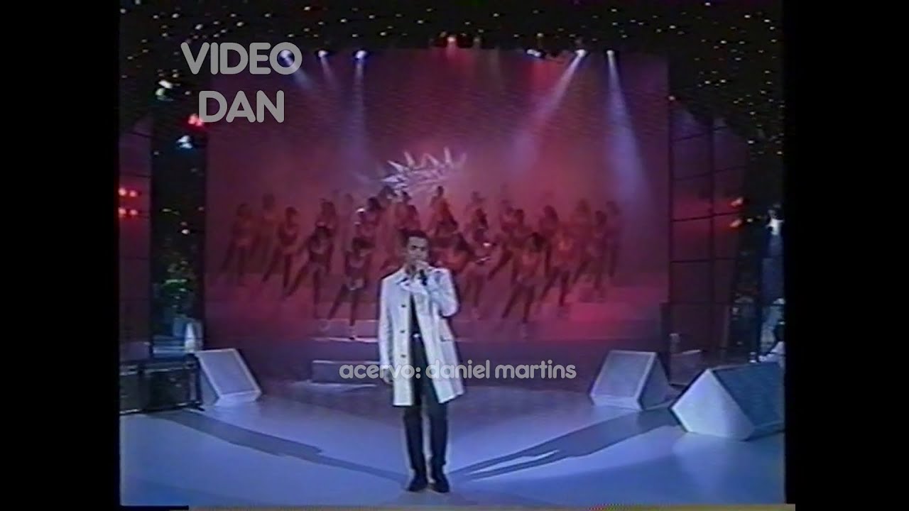 Jon Secada no Domingão do Faustão