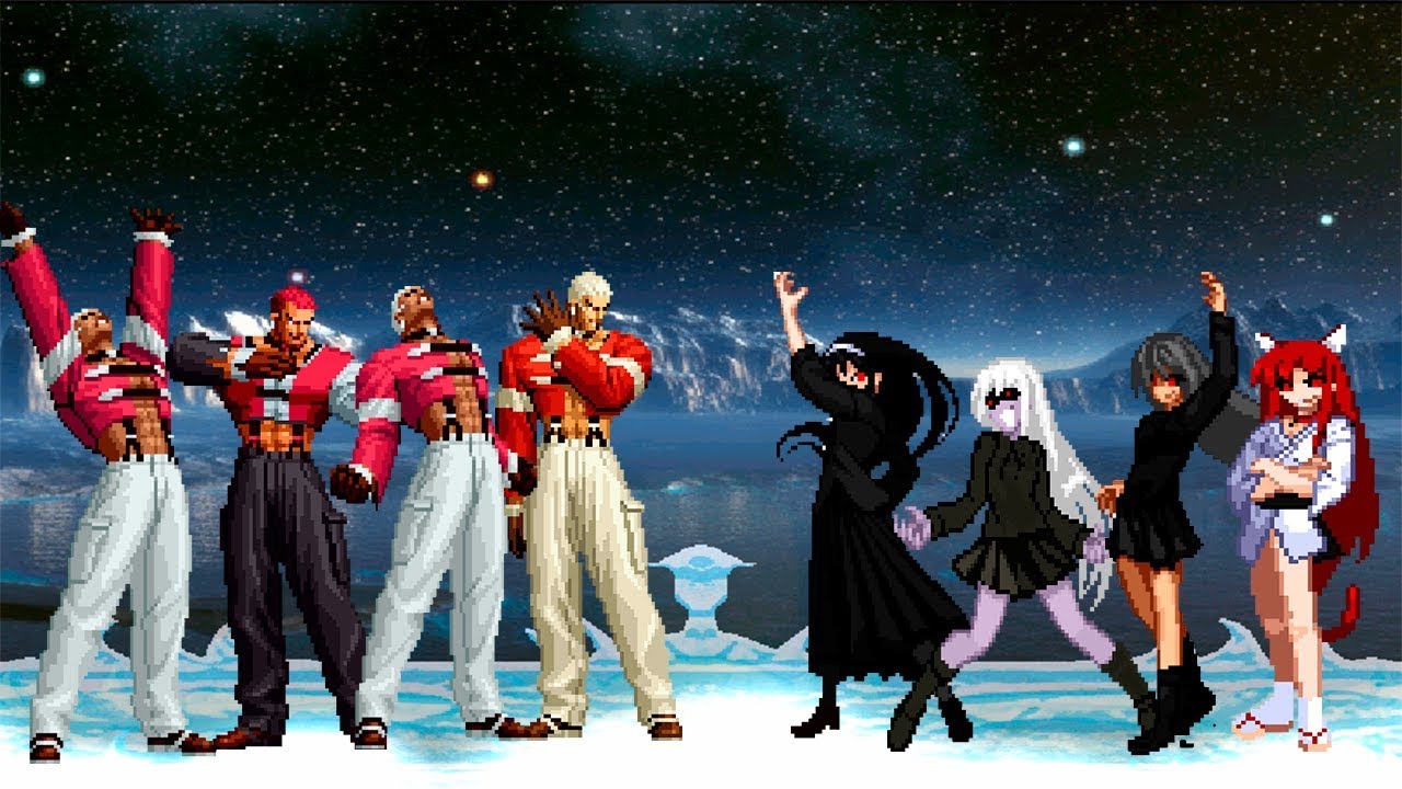Kof Mugen Yashiro Team VS Akiha Yagami Team