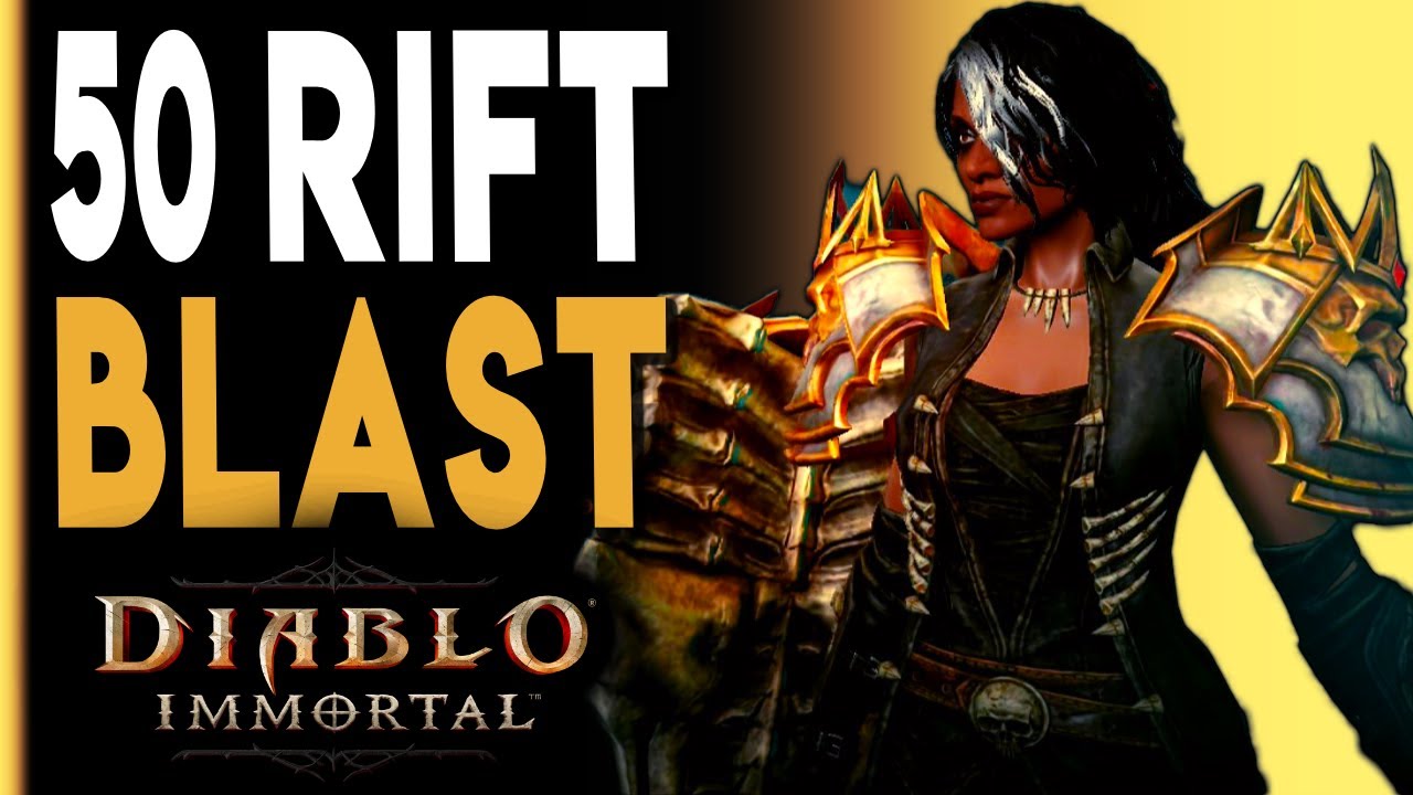Diablo Immortal - 150 Rare Crests used and 50 Rift Guardians Killed in one sitting