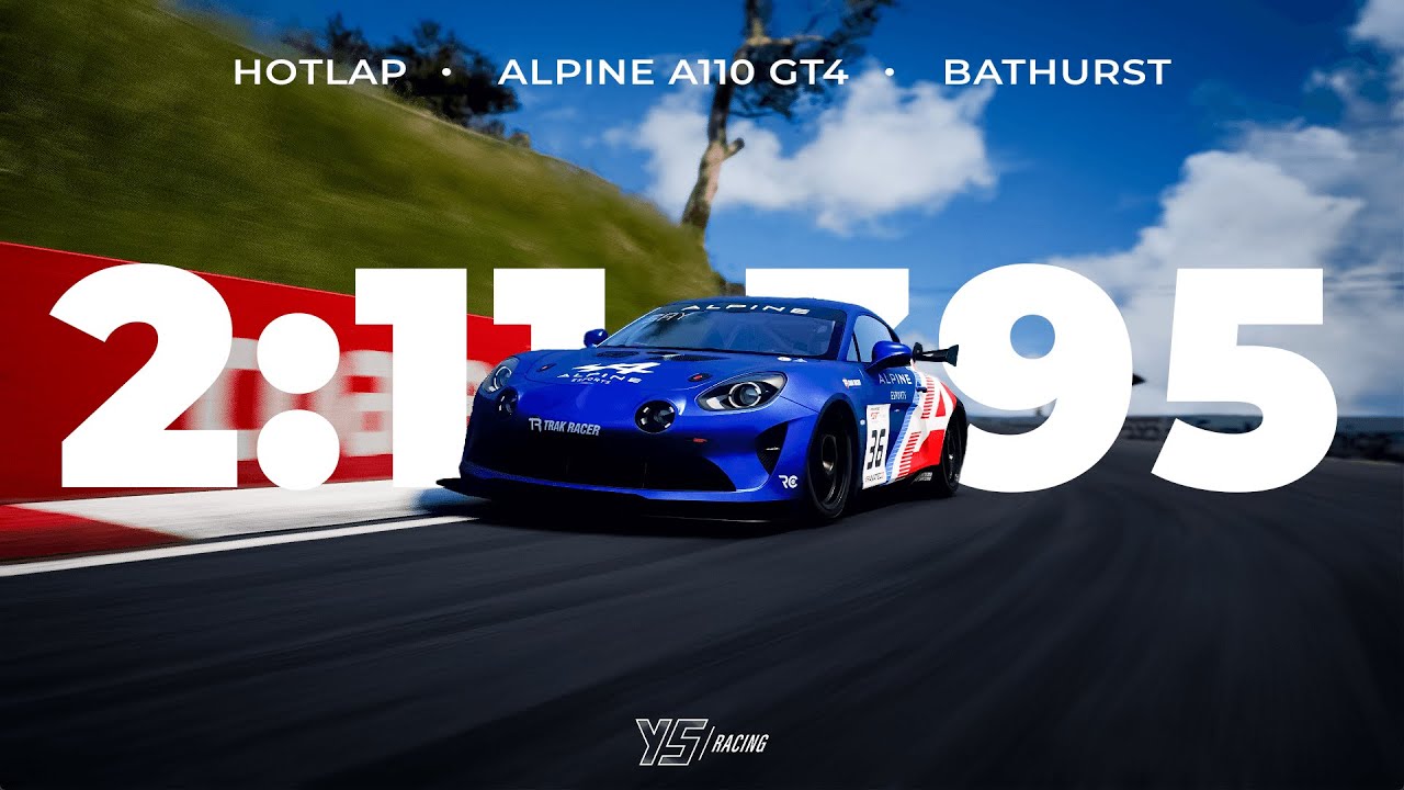 [HOTLAP] 2:11.395 - Bathurst - Alpine A110 GT4 (ACC v1.10.1)