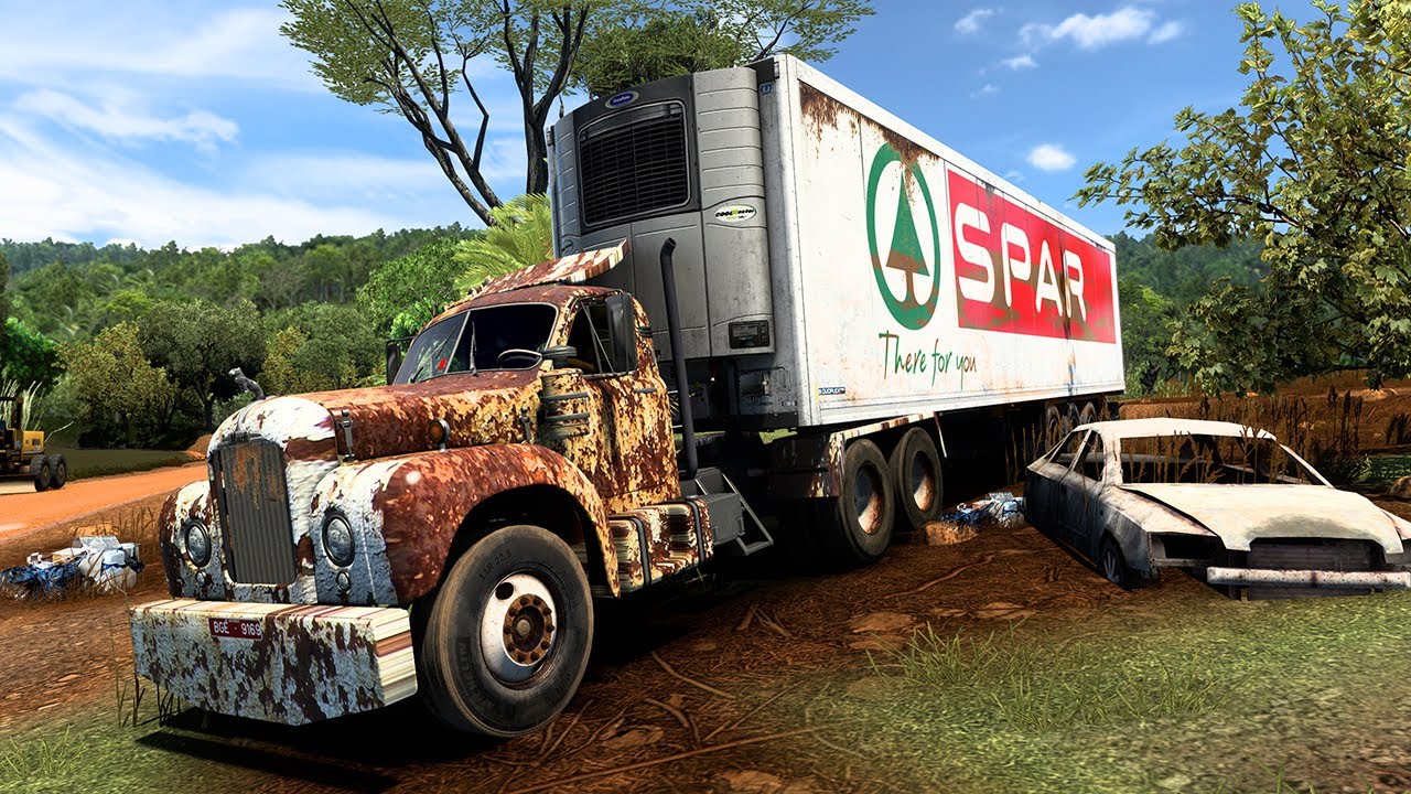 Reconstrucción de un Mack B61 Custom Rusty Truck - American Truck Simulator