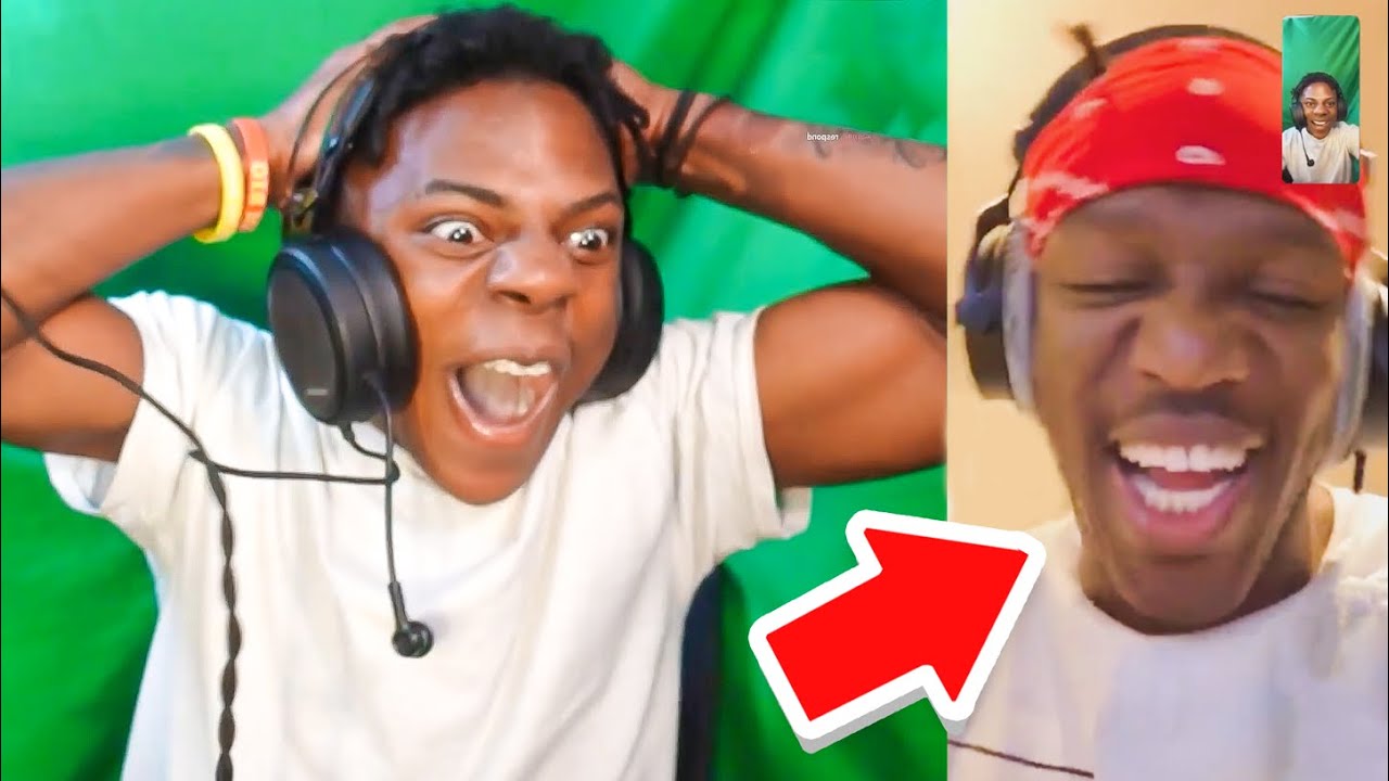 iShowSpeed ​​Facetimes KSI прямая трансляция!