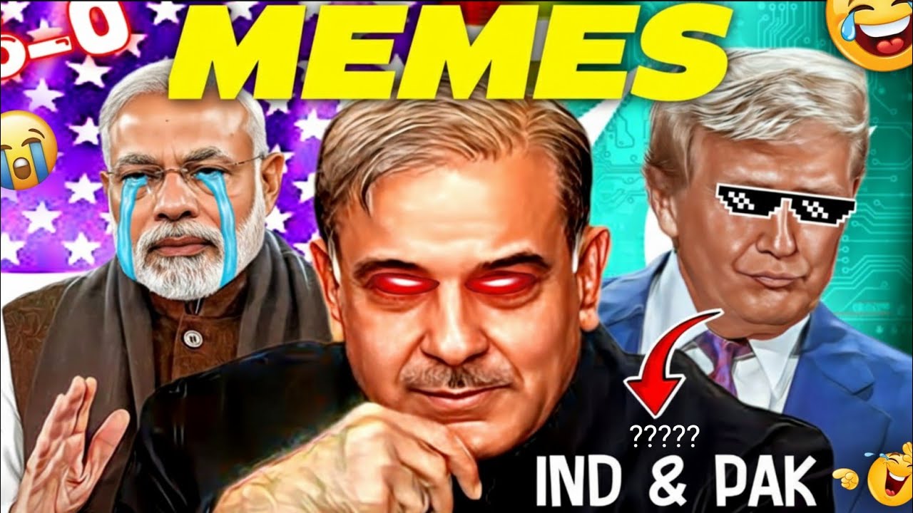 Memes Donald Trump and Shahbaz Sharif Watch Together 