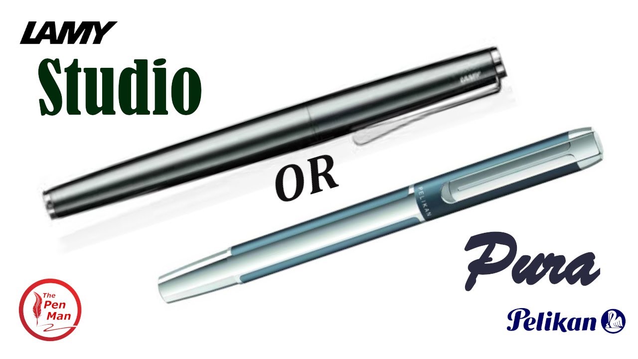 Lamy Studio vs Pelikan Pura Fountain Pen Review, So Similar, yet So Distinct