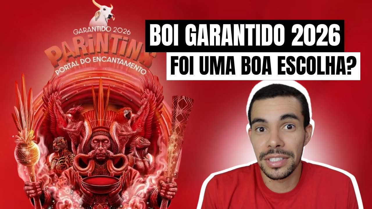 O que esperar do BOI GARANTIDO para o Festival de Parintins 2026? Foi uma boa escolha de TEMA?