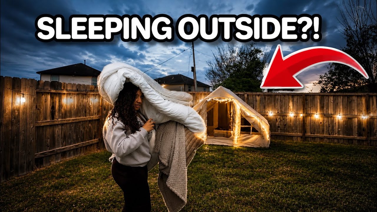 From RV life to backyard tent camping (not planned 💀)