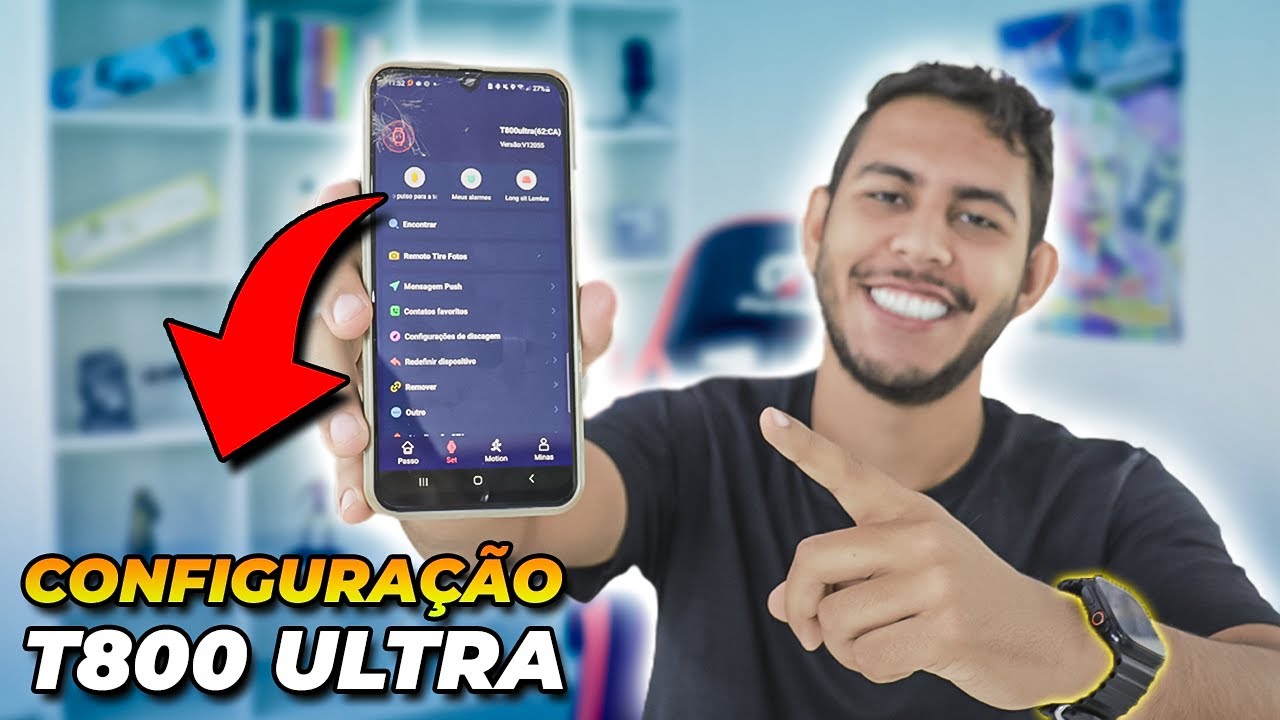 [Guia completo] ✅ Como CONFIGURAR e CONECTAR o Smartwatch T800 ULTRA com o CELULAR! (+ dicas)