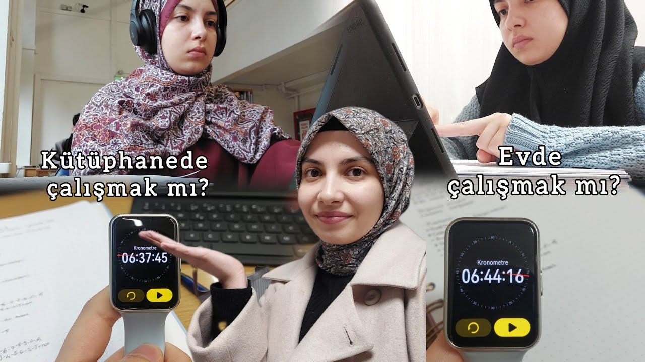 Ev Mi, Kütüphane Mi? Aynı Programı Uyguladım, Sonuç Şaşırttı! | KPSS Vlog #15