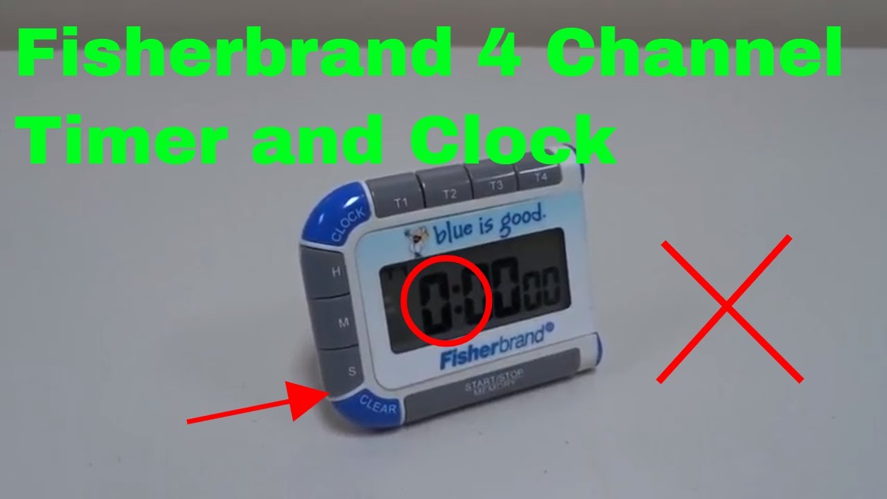 ✅  How To Use Fisherbrand 4 Channel Timer and Clock Review