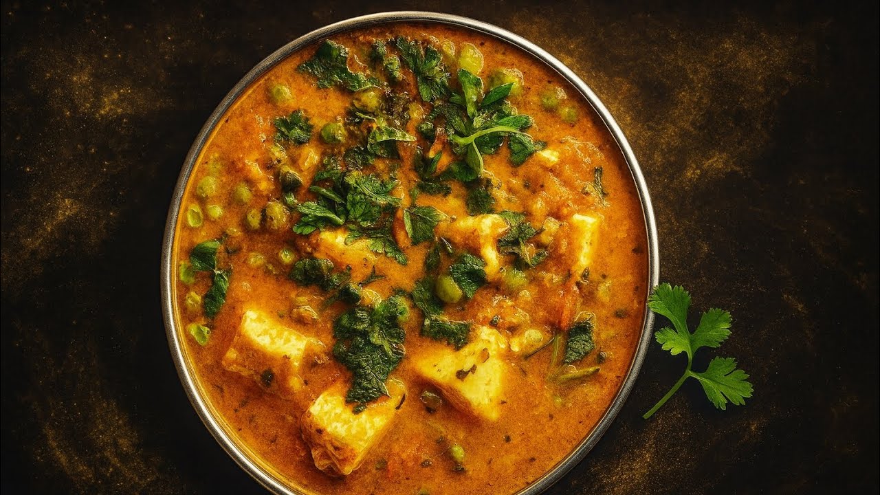 Restaurant/dhaba style matar paneer recipe @ home, tasty,healthy and delicious option for rice, roti