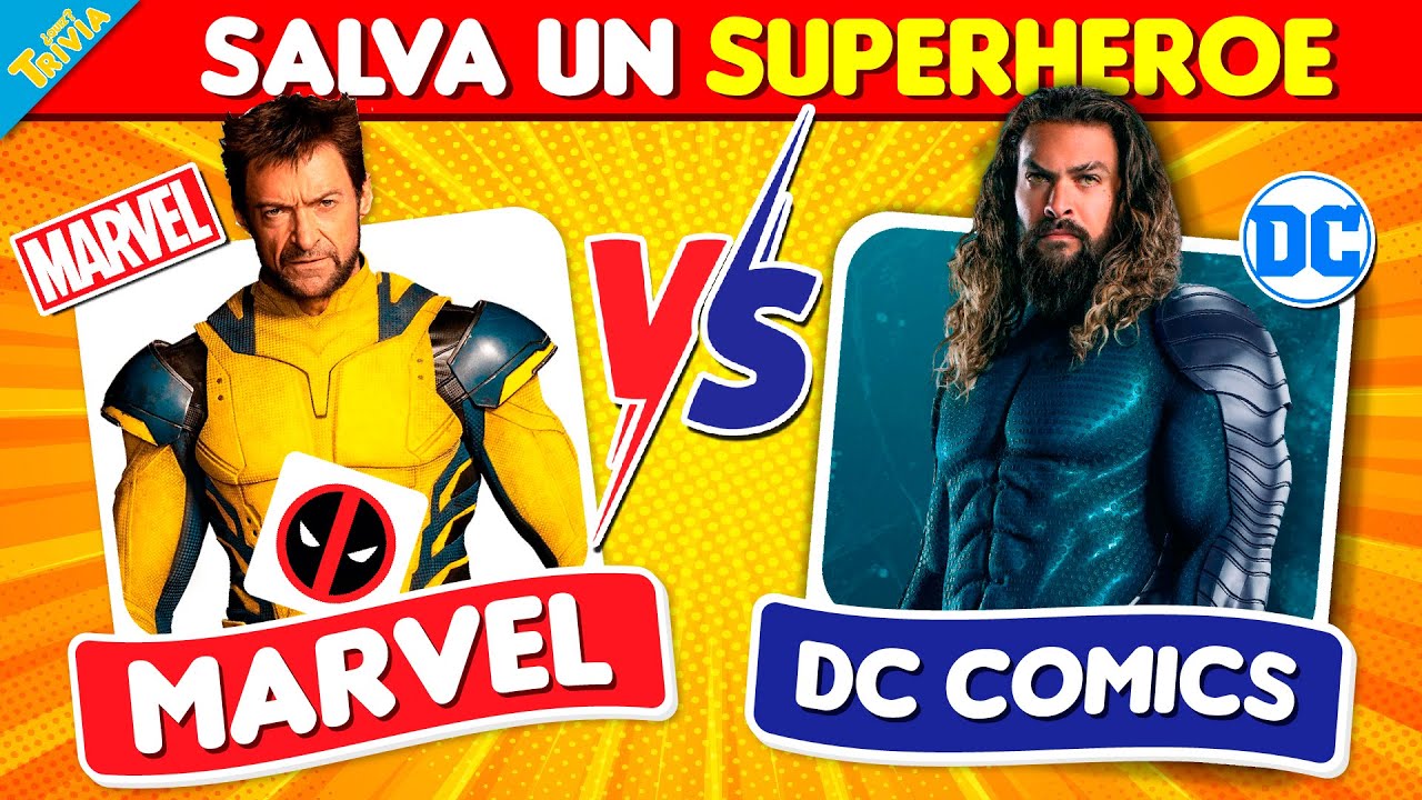 MARVEL VS DC 🕷️🔥🦇 SALVA A TU SUPERHEROE FAVORITO