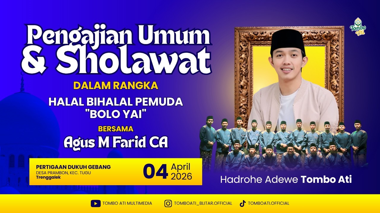 🔴 LIVE TOMBO ATI Bersama Gus Farid || PRAMBON, TUGU, TRENGGALEK