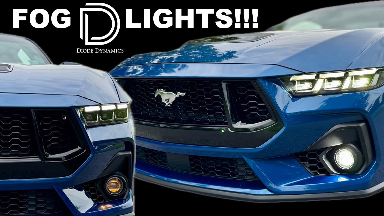 Diode Dynamics Fog Lights for Mustang S650 - Unboxing / Install / Review!