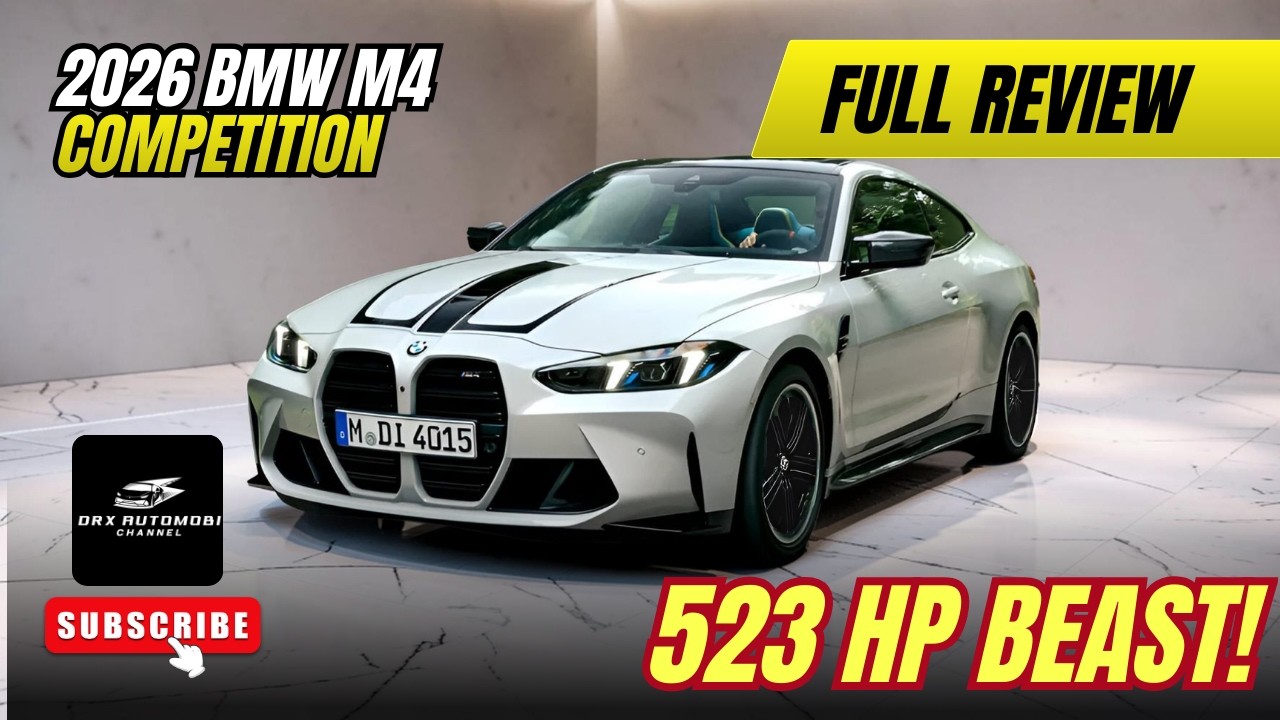 2026 BMW M4 Competition xDrive Review: 523HP and a 3.4s 0-60!