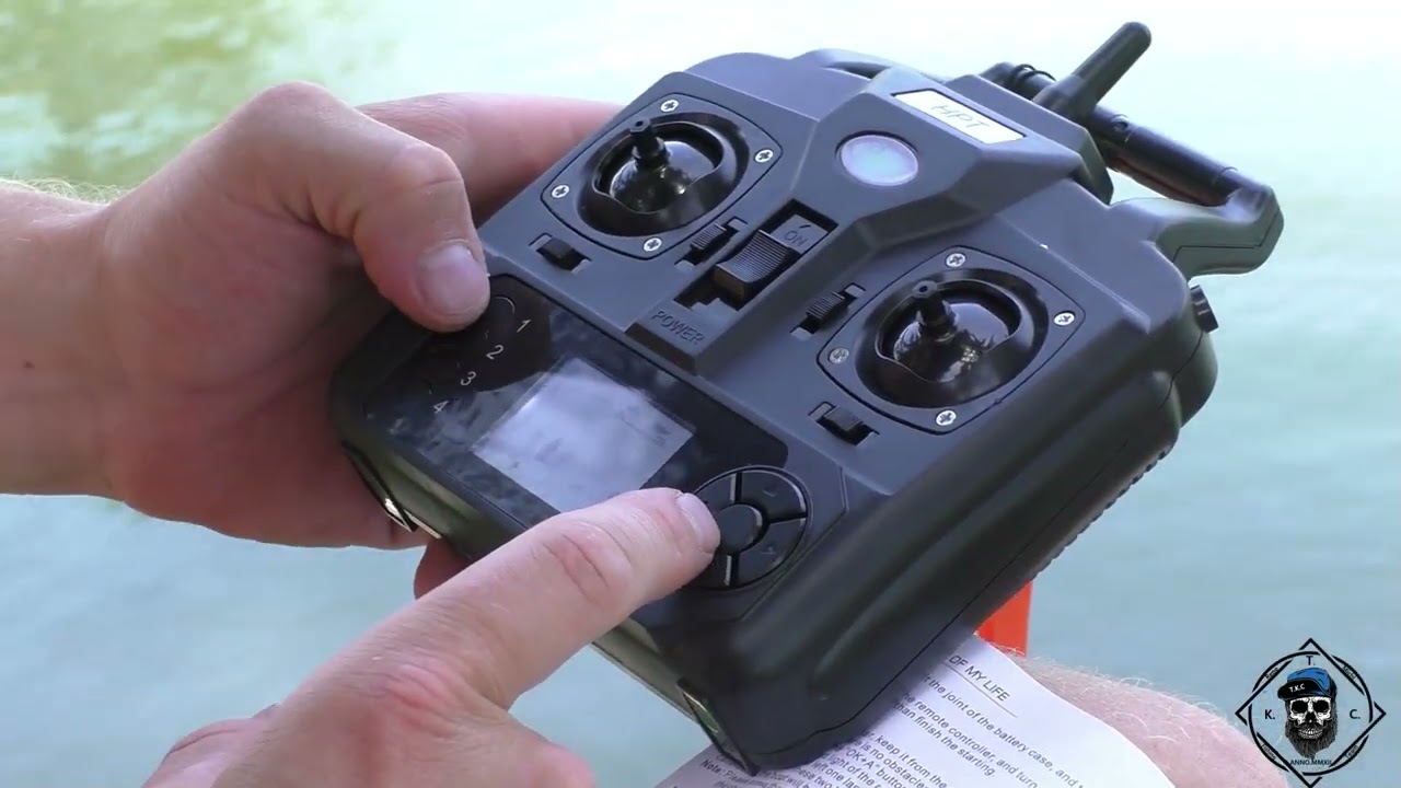 T.K.C Fishing Unboxing China Futterboot GPS