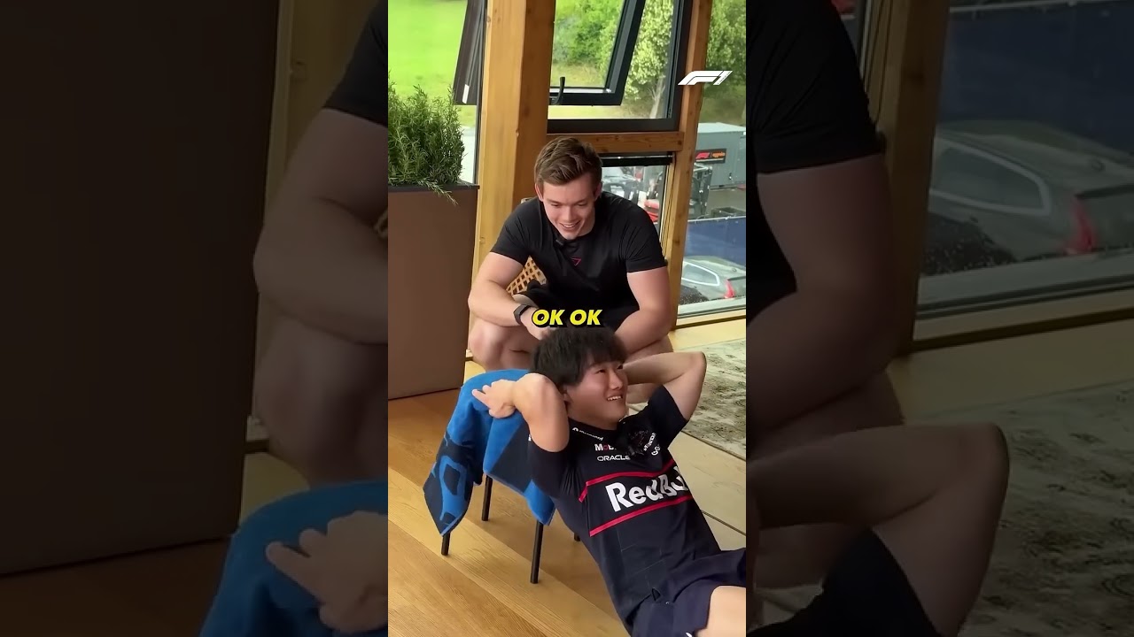 Max Verstappen trains neck #blankslatef1 #f1india #f1