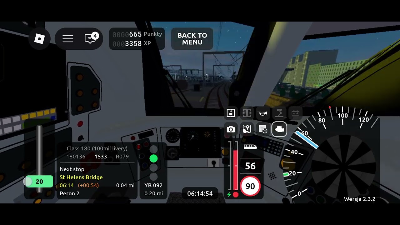 Benton Ekspres - Pociąg Class 180 100M visits Benton - Stepford Central (Stepford County Railway)