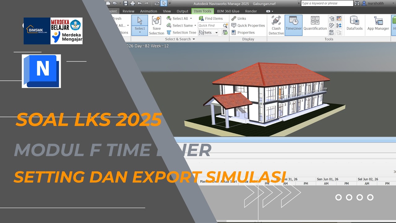 MODUL F SETTING DAN EKSPORT SIMULASI