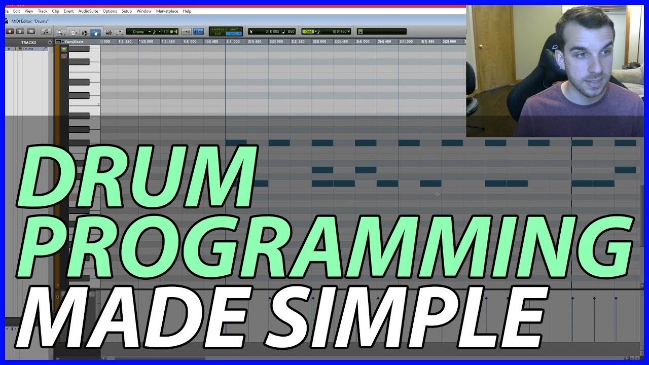 Drum Programming Basics - How to program drums in Pro Tools [MUSIC PRODUCTION LESSON]