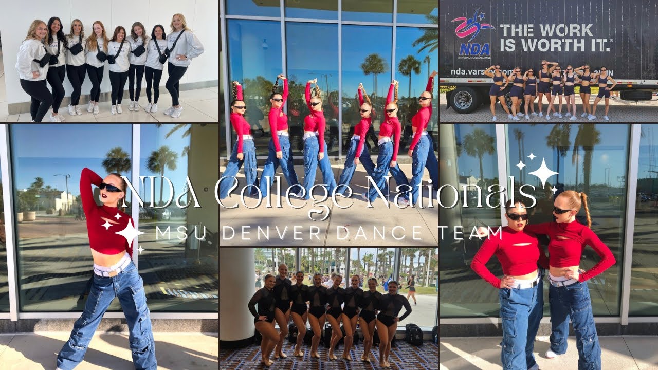 2024 NDA College Nationals Vlog | MSU Denver Dance Team