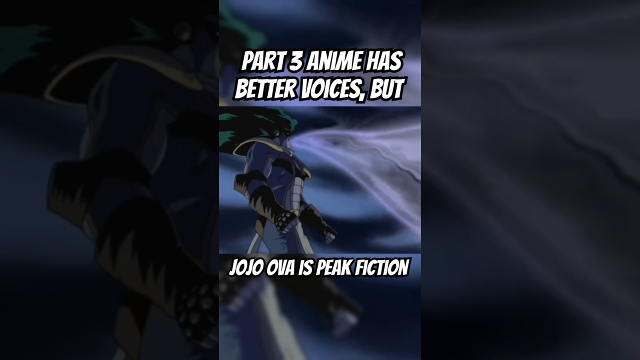 JoJo OVA Is BETTER Then The Anime