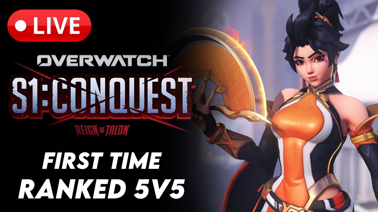 🔴LIVE - First time Ranked 5v5, Anran MAIN - OVERWATCH